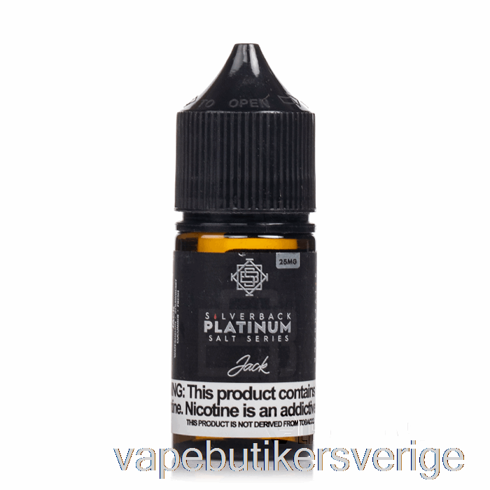 Vape Sverige Jack - Silverback Platina Serie Salter - 30ml 25mg